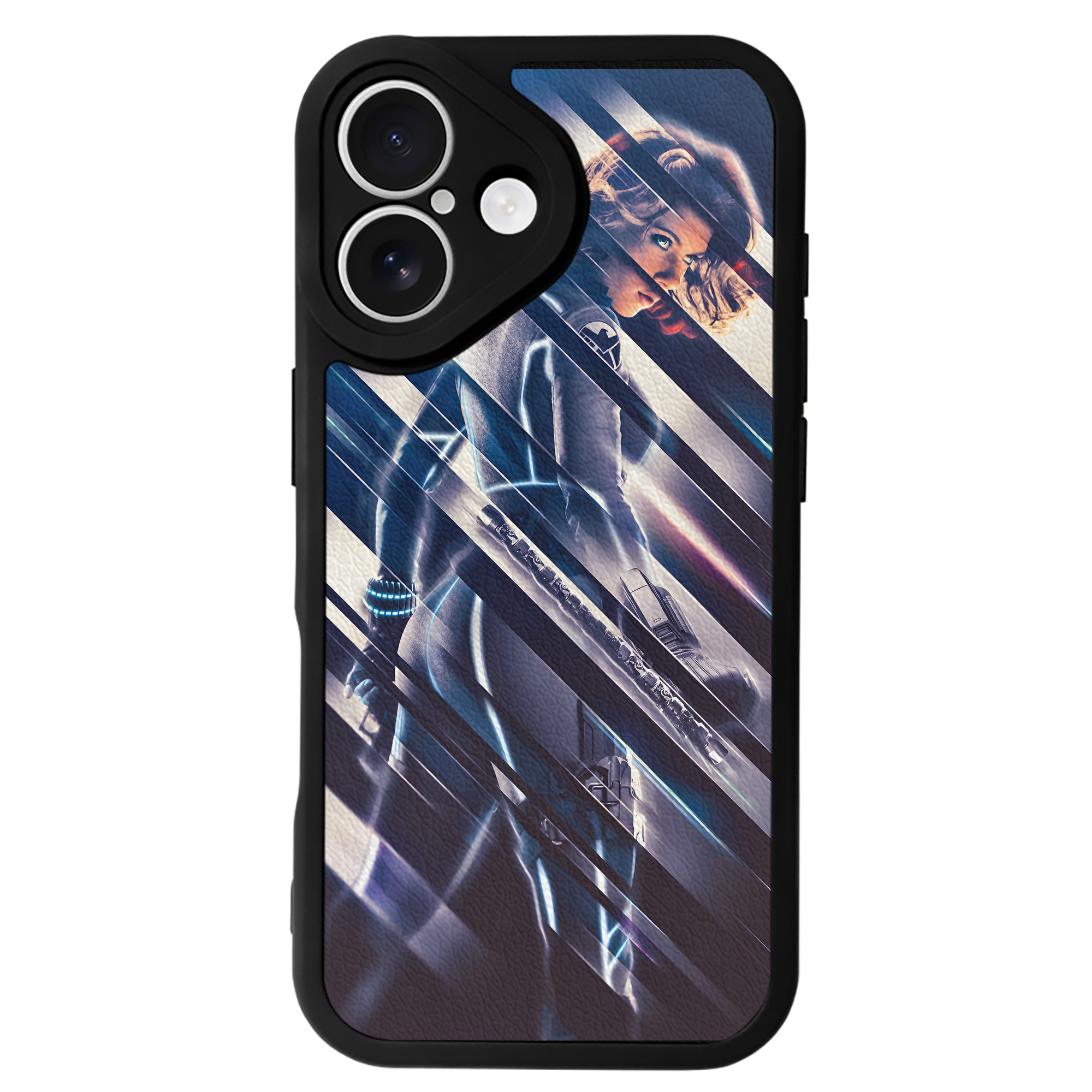 （画像用） アベンジャーズ The Avengers 【iPhone 16シリーズ対応】シリコンスマホケース（レザー調） 材質：シリコン